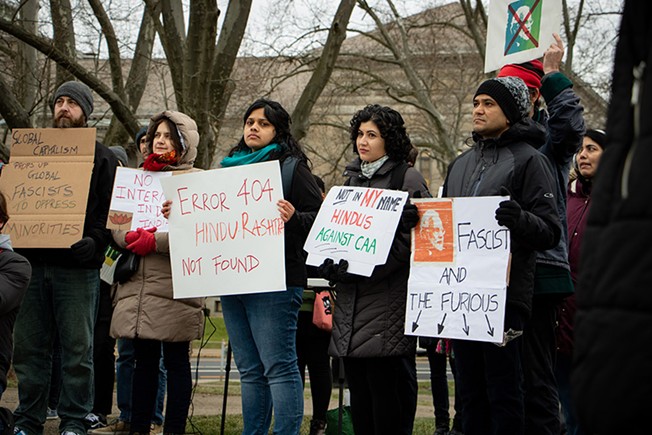 Pittsburghers rally against religious and cultural oppression in India on Sun., Jan. 26.