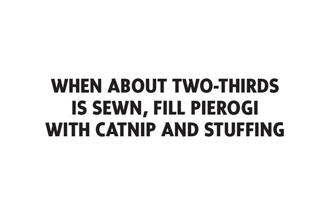 How to make your own pierogie cat toy