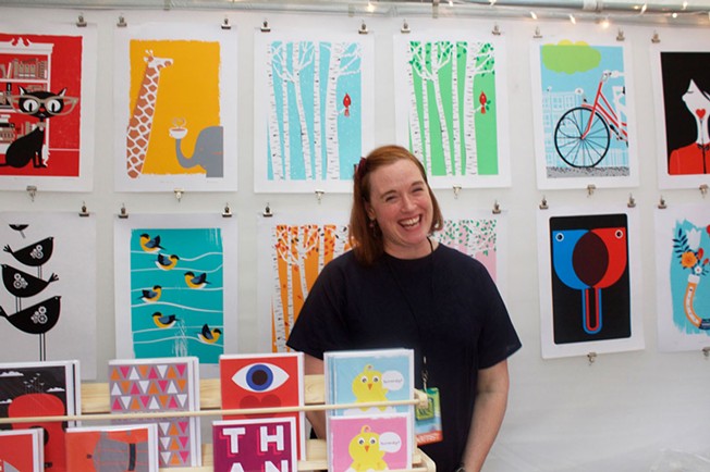 Pittsburgh artists sell goods at the TRAF Artist Market