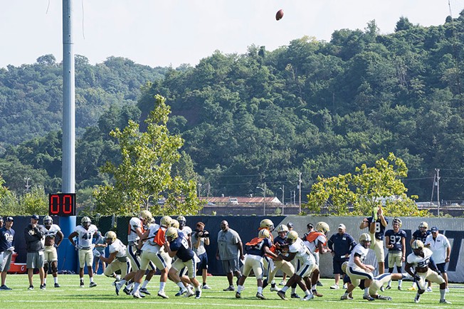 Scenes from Pitt Panthers training camp