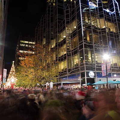 Light Up Night in Downtown Pittsburgh