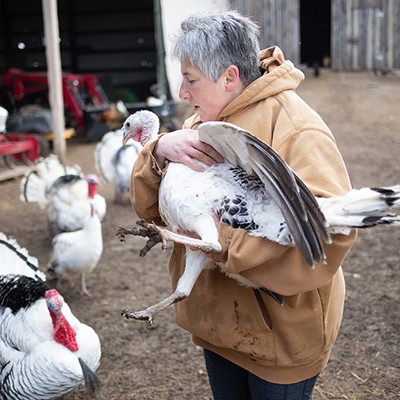 Debbie Bowers cares for animals at Angel Eyes Farm