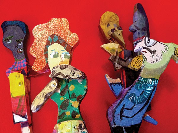 What's in store: Wooden puppets by Tom Sarver
