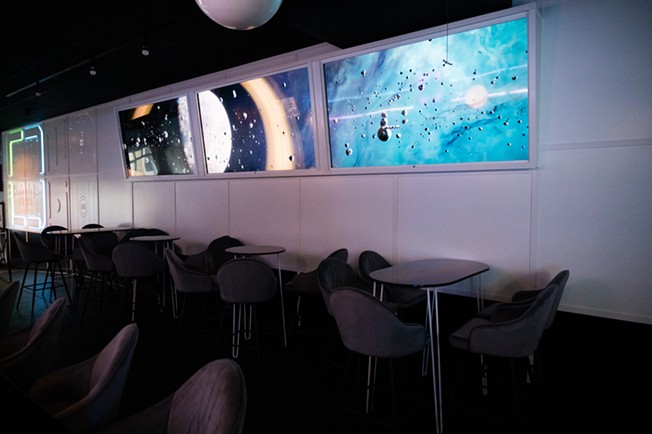 A sneak peek at the new, immersive Space Bar in Market Square