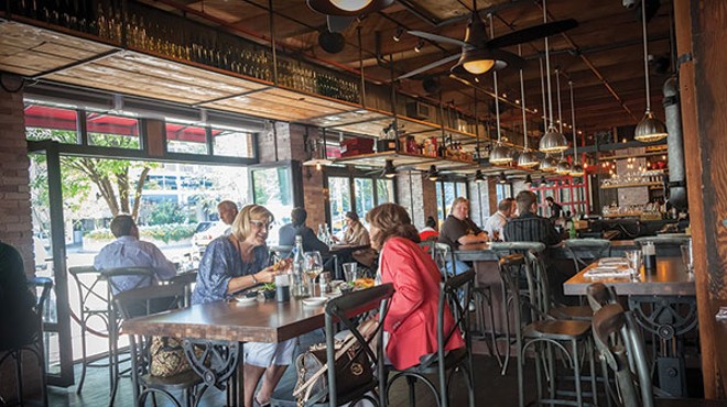 The airy Ten Penny dining room is a great spot for lunch Downtown