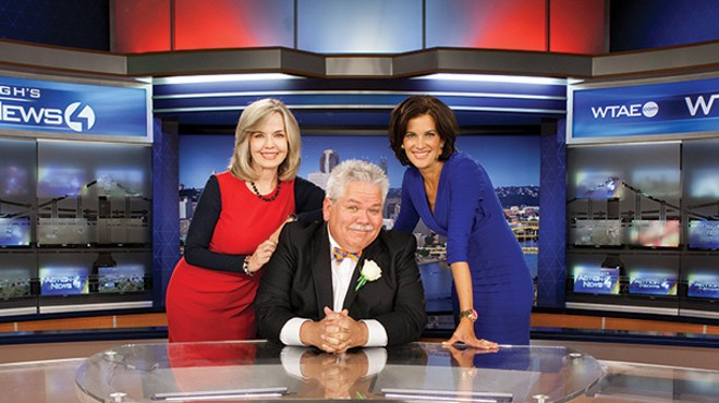 Making Pittsburgh's televisions screens look extra sharp: Best Local Media Personalities Rick Sebak and WTAE Channel 4's Sally Wiggin and Wendy Bell