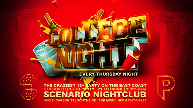 #collegenight 18 to Party, 21 to Drink at Scenario Nightclub