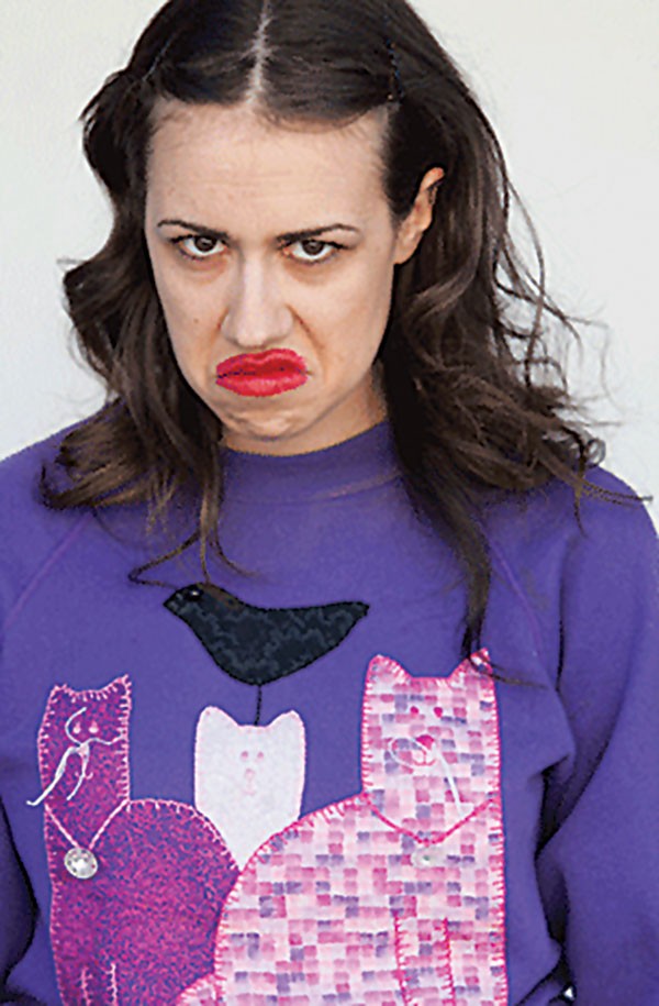 Comedian Colleen Ballinger's overly made-up, sweatpants-clad alter-ego Miranda Sings