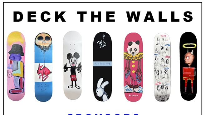 Deck The Walls : Skateboard show