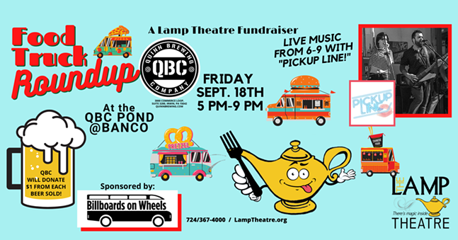 Food Truck Roundup Lamp Theatre Fundraiser at Quinn Brewing Co.