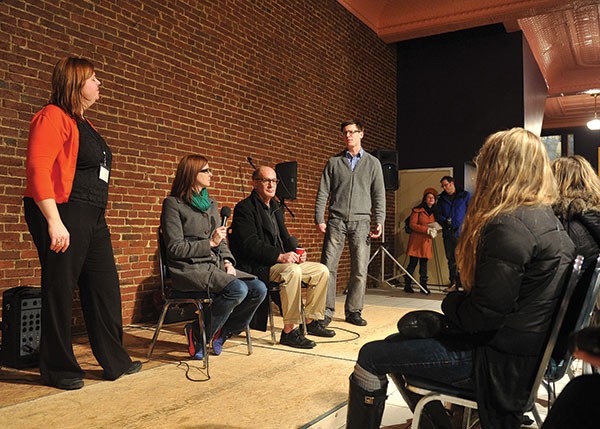 Improv and more: a performance at Arcade Comedy Theater during its sneak-peak opening, in January.