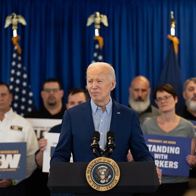 Joe Biden Speaks at the United Steelworkers Headquarters