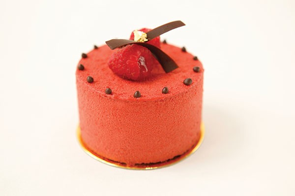 La Gourmandine's, a raspberry and chocolate pastry, best of
