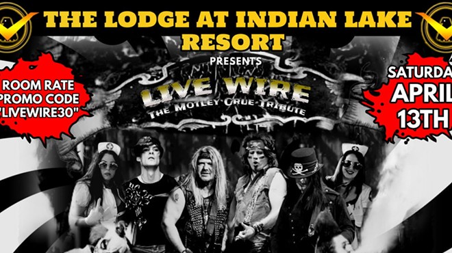 Live Wire- Motley Crue Tribute at The Lodge at Indian Lake Resort in Central City, Pa!