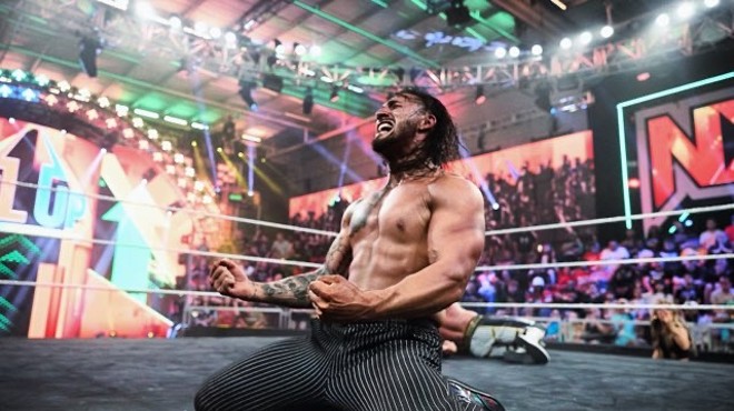 Luca Crusifino has no regrets about leaving Duquesne law school for the WWE