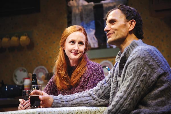 Megan Byrne and Ron Menzel in Outside Mullingar, at City Theatre