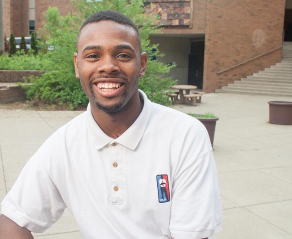 Obama Academy senior Donald Lewis plans to attend Robert Morris University in the fall