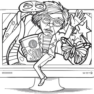 Pittsburgh Pandemic Coloring Page: Green is the New Yellow!, Coloring  Issue, Pittsburgh