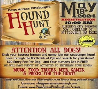 Paws Across Pittsburgh Hound Hunt