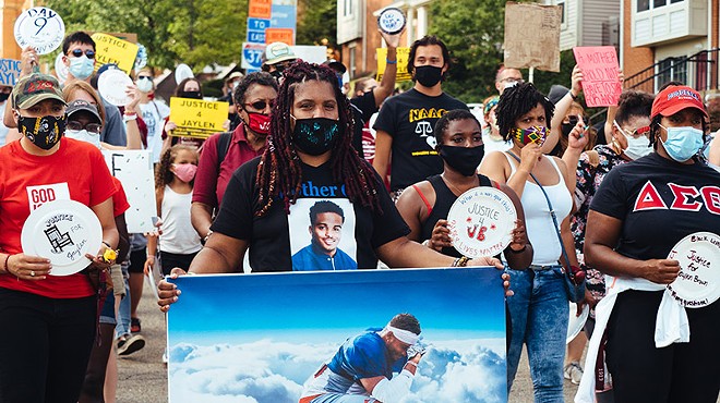 PHOTOS: March for justice in honor of Duquesne University student Marquis Jaylen Brown