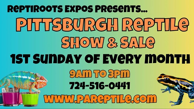 Pittsburgh Reptile Show & Sale May 5th
