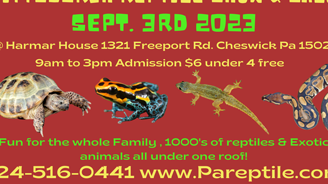 Pittsburgh Reptile Show & Sale Sept 3rd