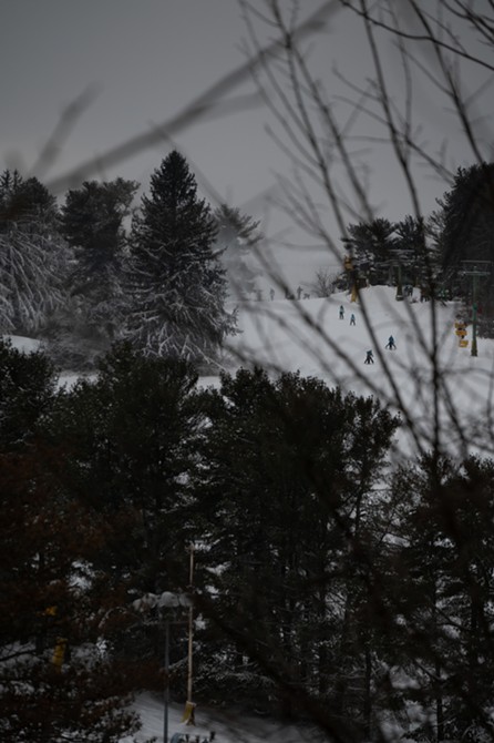 Pittsburgh's first snowfall attracts skiers and snowboarders to Boyce Park Ski Slopes