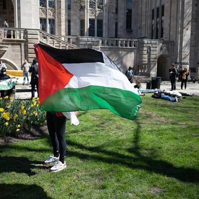 Pro-Palestine protestors demonstrate a die-in
