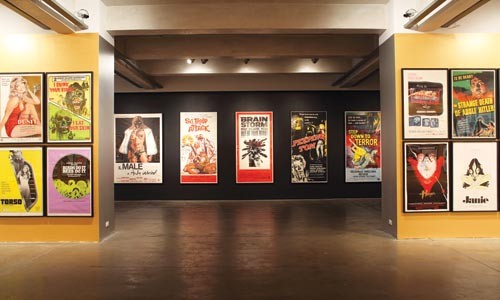 An exhibition of pulp-film posters at the Warhol delights and stupefies.