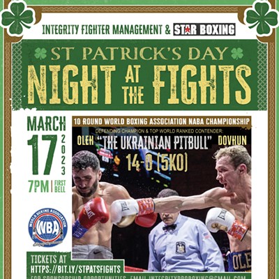 The top Pittsburgh pro boxers square off on St Patty's Day!