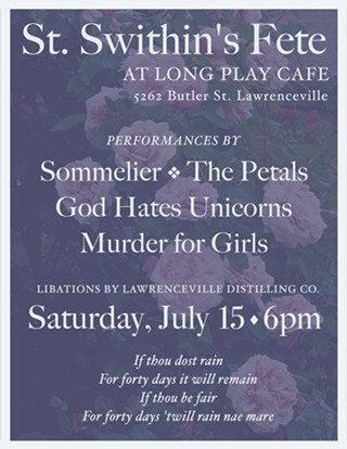 St. Swithin's Fete at Long Play Cafe