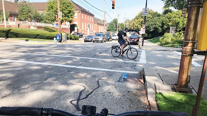 Strassburger, advocates call for bike-infrastructure improvements to Ellsworth Avenue following cyclist hit by driver