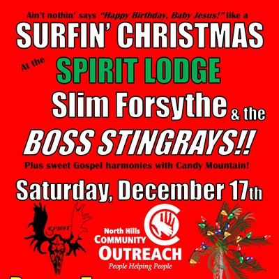 SURFIN' CHRISTMAS at the SPIRIT LODGE!!