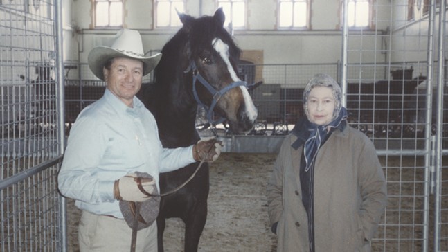 "The Cowboy and the Queen" explores how Monty Roberts, an American horse trainer, and Queen Elizabeth II forged a lasting bond through a shared love of and respect for horses.