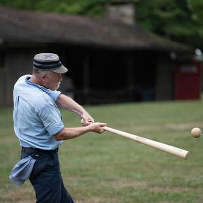 Throwback baseball in Avella, Pa.