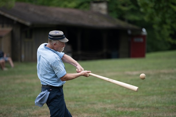 Throwback baseball in Avella, Pa.