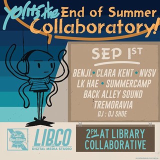 Yo! End of Summer Collaboratory: Library Collaborative closes out summer with NVSV, Clara Kent, Benji., and PBR (3)