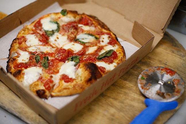 Frankstown Wood-Fired Pizza perfects the art of the traditional Italian margherita pie