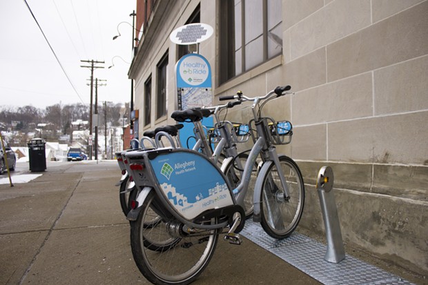 Healthy Ride started with 50 docking stations in 2015; this week, they reached 100