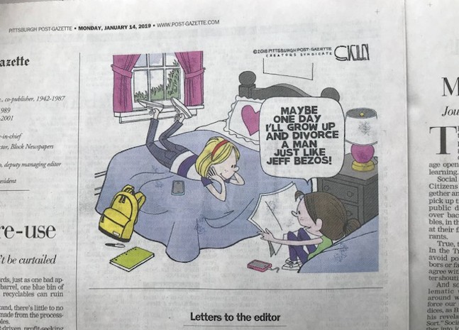 Sexist cartoons in the Post-Gazette draw ire from Pittsburghers