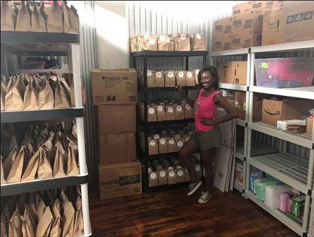 SisterFriend provides menstrual hygiene products to schools, homeless shelters, and other places in need