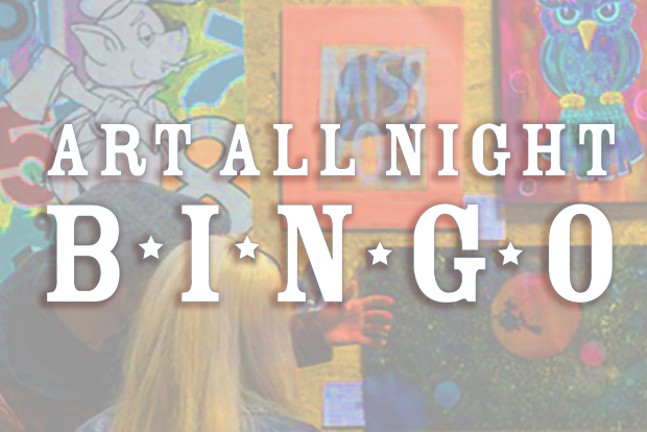 Spot Art by Somebody You Know and win CP's Art All Night Bingo