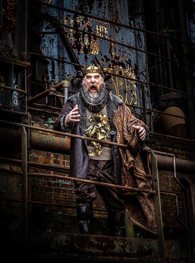 Quantum Theatre’s King Lear takes full advantage of its magnificent setting at Carrie Furnaces