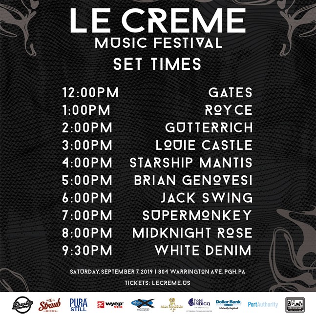 Le Creme Music Festival returns for its third year in Allentown on Sept. 7