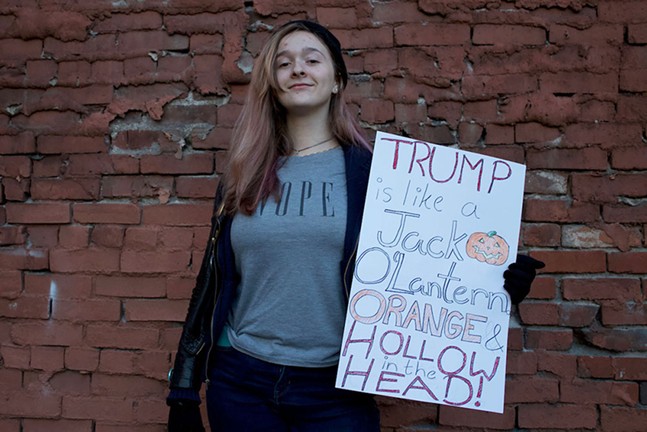 10 protest signs from President Trump's visit to Pittsburgh (5)