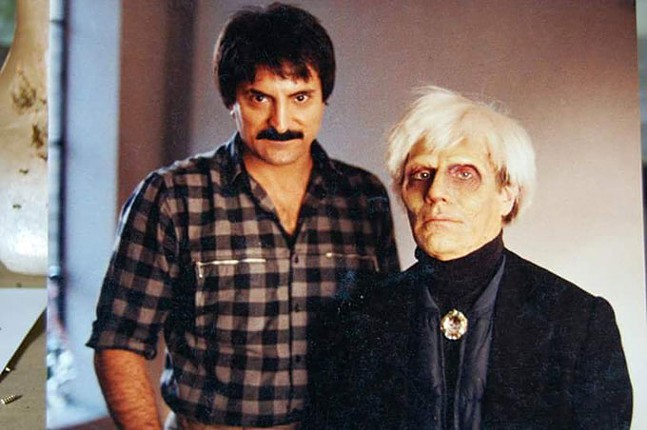 The story behind Andy Warhol’s transformation into a zombie by Pittsburgh’s renowned makeup artist Tom Savini