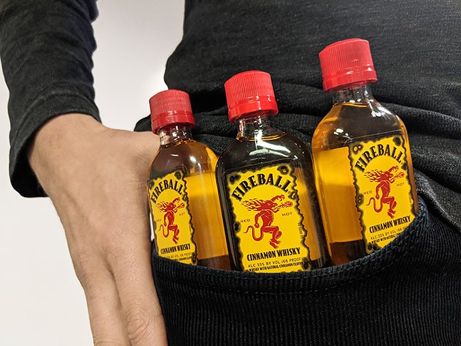 Pennsylvanians really love mini bottles of Fireball whiskey