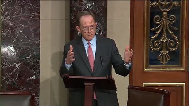 Sen. Pat Toomey criticized for blocking paid family leave for 100K federal employees