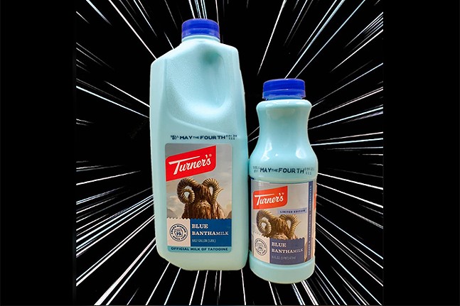 Today is last day to buy Turner Dairy Farms’ Star Wars-themed blue milk