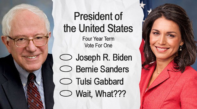 Why Bernie Sanders (and Tulsi Gabbard) are still on the primary election ballot